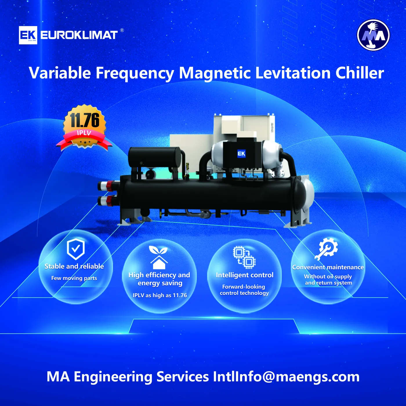 Oil-Free Magnetic & Turbo Chillers