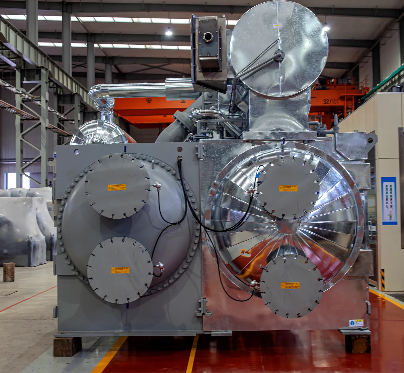 Absorption chiller — rear view