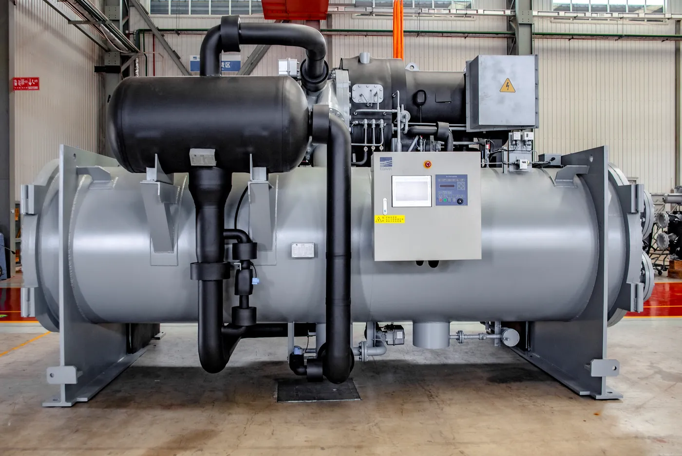 Water-cooled chiller assembly